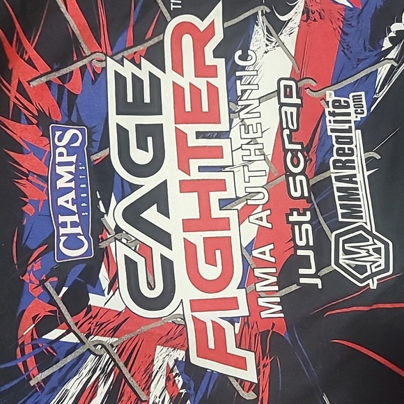 Vintage Cage Fighter BJ Penn Just Scrap size Large - Picture 5 of 8